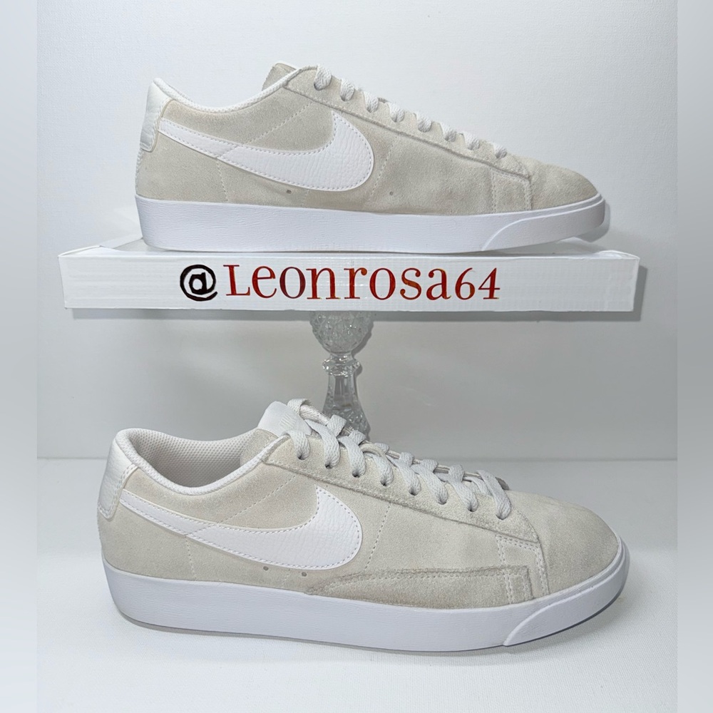 NIKE BLAZER LOW SUEDE SD PLATINIUM TINT/WHITE